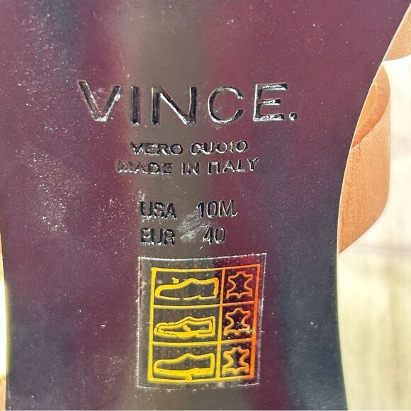 Vince Nicolette Chunky Heel Sandal Platform Gladiator Strap Shoe Women’s Size 10 - Picture 9 of 10